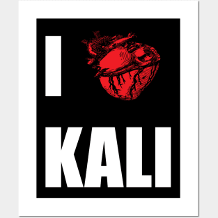 I Love Kali Posters and Art